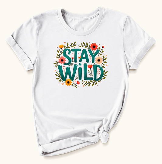 Stay Wild Flower Two T-Shirt