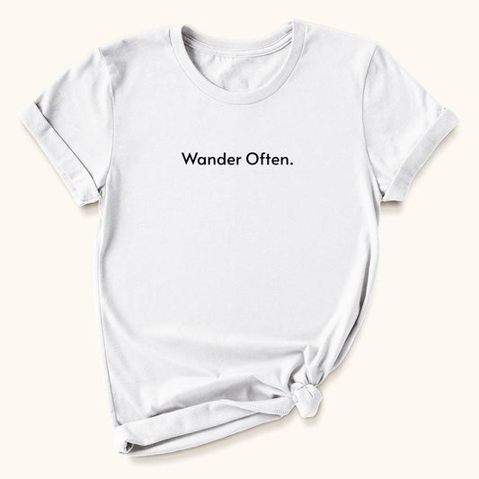 Wander Often Minimalistic T-shirt